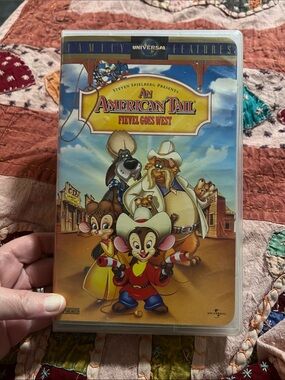 Fievel Goes West (Vintage VHS, 1998) Digitally Restored Universal Studios - G